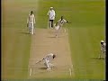 Andy lloyd hit by malcolm marshall england v west indies 1st test match day 1 edgbaston june 14 1984