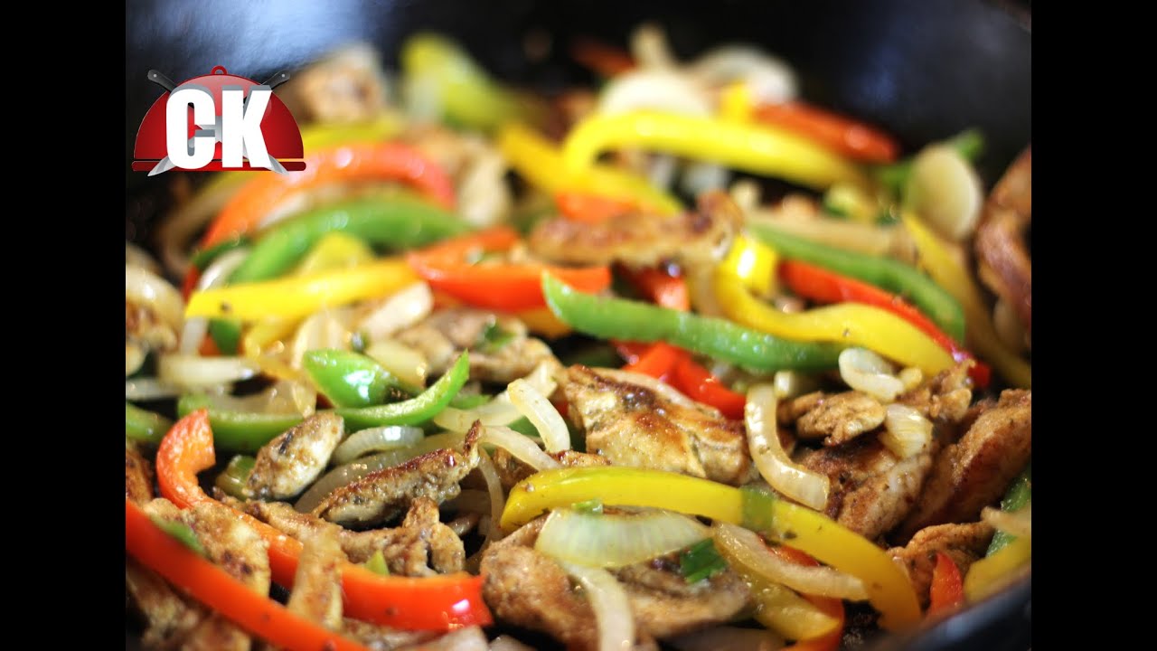 How to make Chicken Fajitas! - YouTube