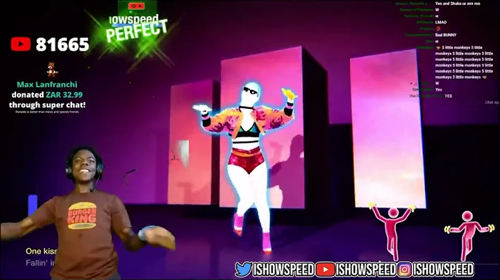 Speed Dances to One Kiss in Just Dance *HE RAGES*