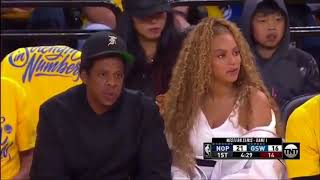 Beyonce and JAY-Z Enjoy Date Night Courtside at the Golden State Warriors Game: Pics!