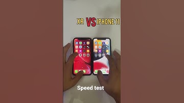 Iphone xr vs Iphone 11 Speed Test Comparison #shorts