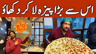 Biggest Pizza In Pakistan Pizza Deal Free in 30 Min @eatanddiscover