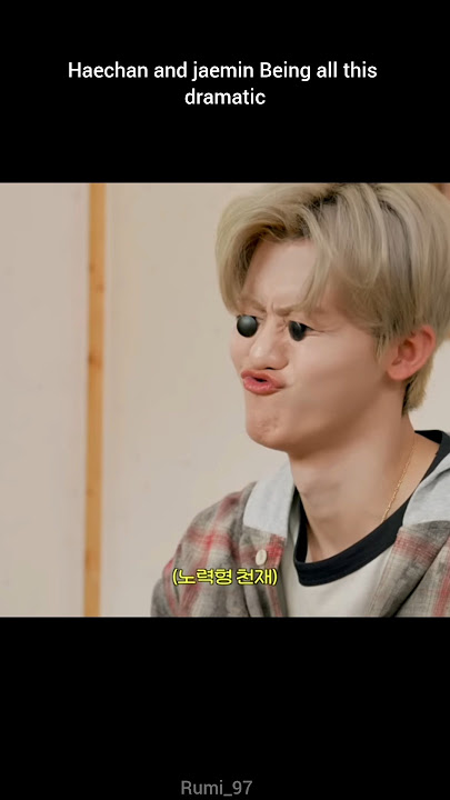 When he's dramatic but has crazy survival skills 😂 #jaemin #haechan #nctdream