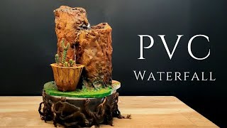 How to make Waterfall Fountain Pot using PVC Pipes. DIY Fountain