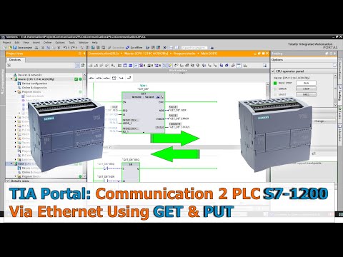 TIA Portal: Communication Between 2 PLCs S7-1200 Via Ethernet Using GET And PUT Instruction