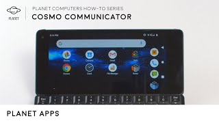 Cosmo Communicator How-To 14: Using Planet Apps screenshot 2