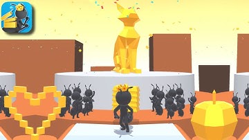 Tiny Run 3D🐜👑 Gameplay Walkthrough Part - 32 ( iOS,Android) All levels