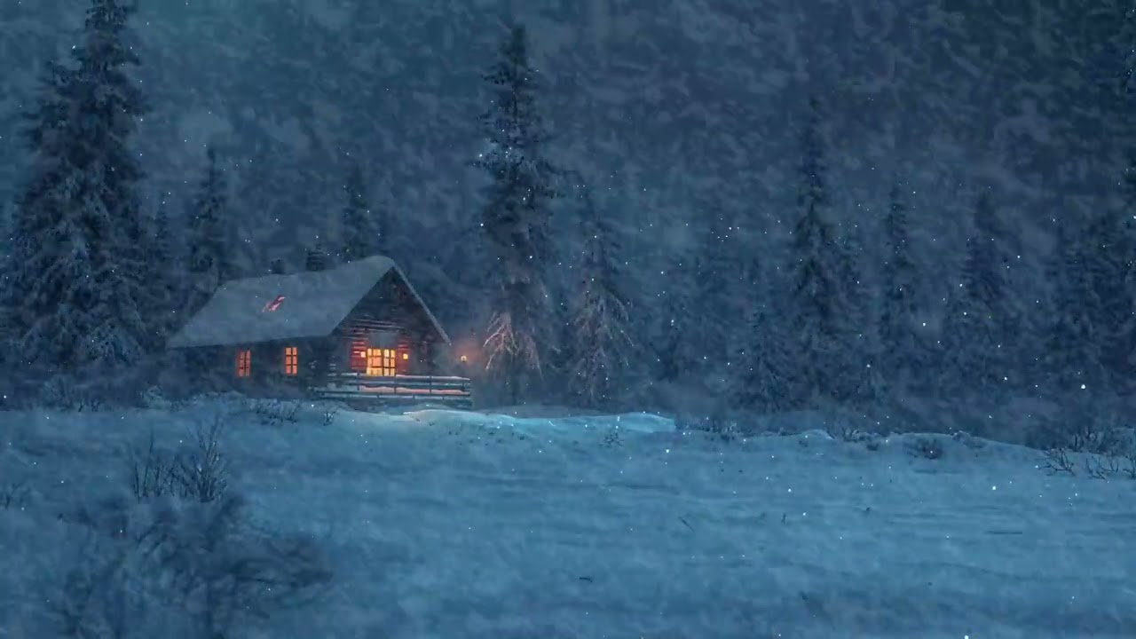 Intense Blizzard Ambience for Sleeping | 3 Hours Winter Snowstorm Wind Sounds