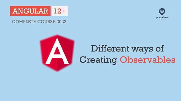 Different ways of Creating Observable | Observables | Angular 12+