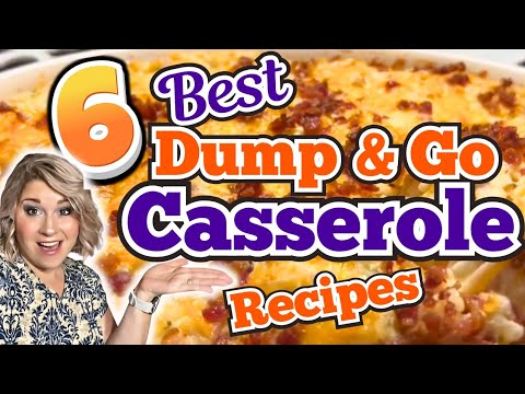 6 ⭐️BEST of 2025⭐️ DUMP & GO CASSEROLE RECIPES using ROTISSERIE CHICKEN! | SIMPLE & AMAZING MEALS