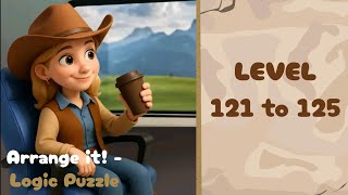 Famous Arrange It! - Logic Puzzle Solution Level 121 - 125 Profile