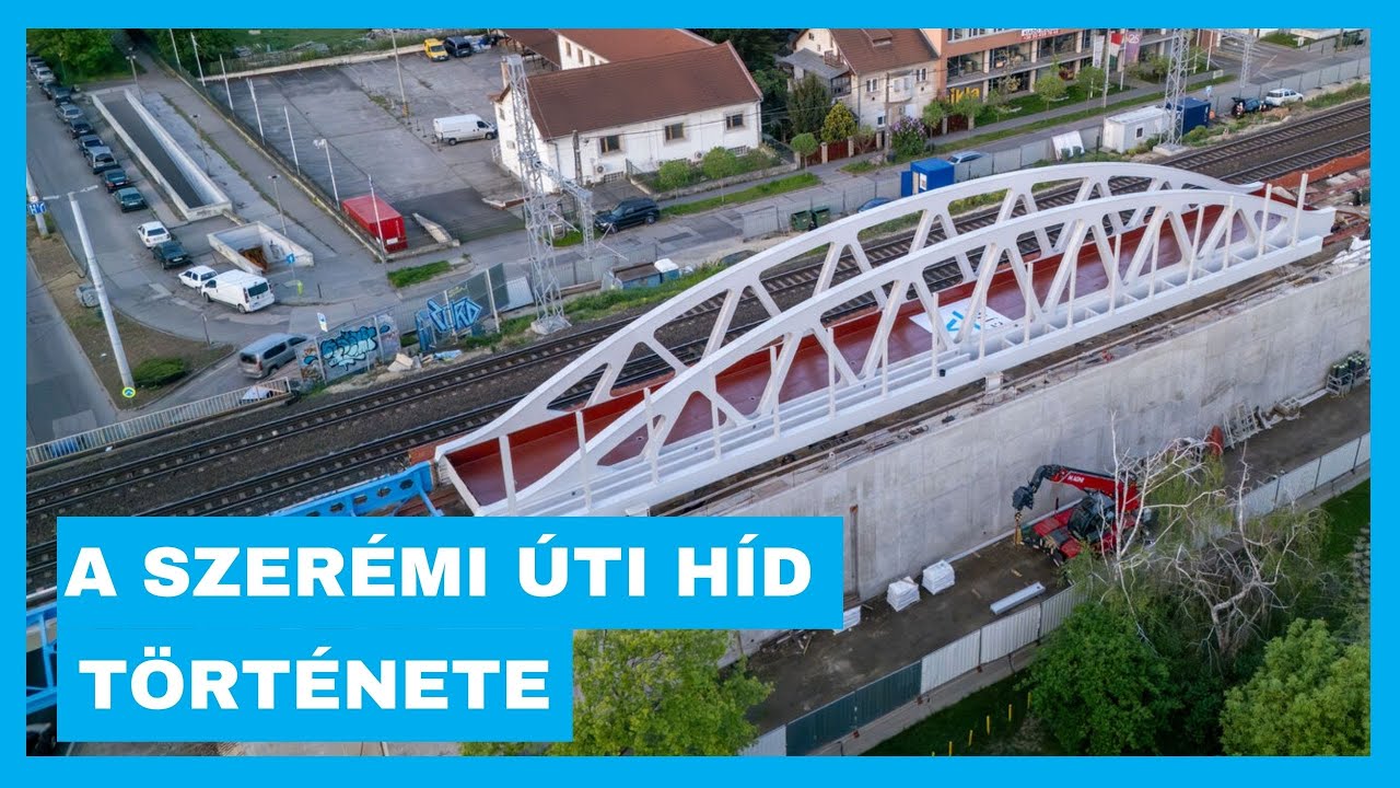 Így épült meg a Déli Körvasút új vasúti hídja a Szerémi útnál