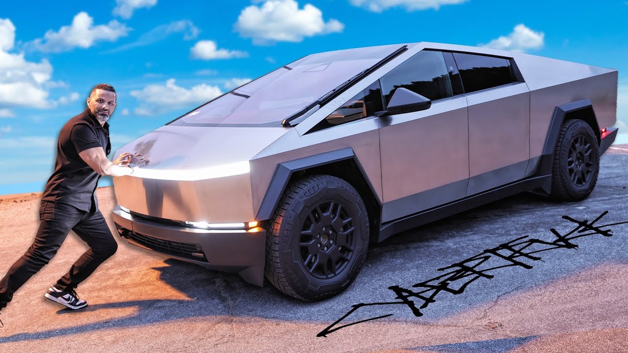 ⁣سيارة تسلا المجنونة || TESLA CYBERTRUCK !!