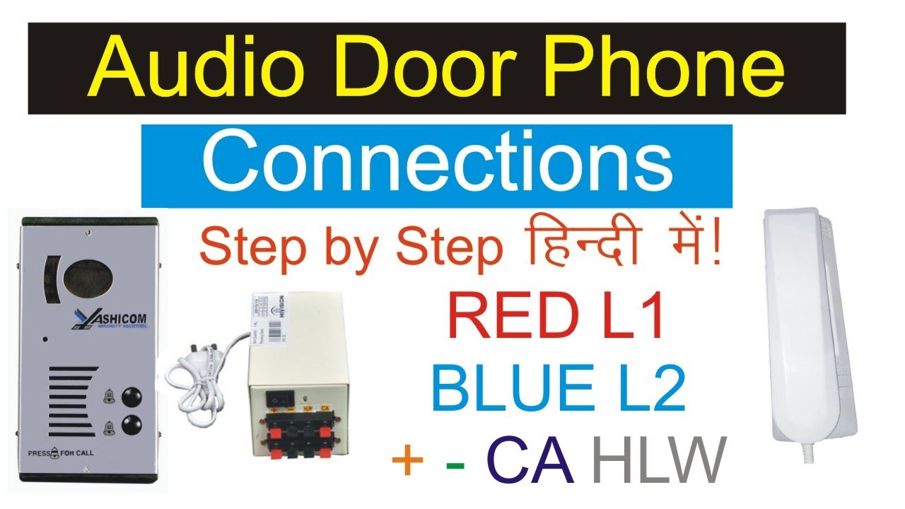 Hivisions Audio Door Phone Connections Single Bell #