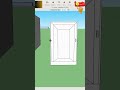 How can draw Door a second #short #freecad#sketchup #beginnermethod #3d#funituredesign #automobile