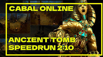 CABAL ONLINE - ANCIENT TOMB - DARK MAGE SPEEDRUN