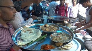 2 Tandoori Roti 2 Veg Curry Achar Only 24 rs | Kolkata Street Food Zindabad