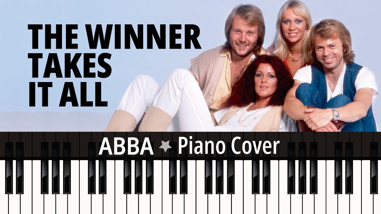 The Winner Takes It All (1980) ABBA / TUTORIAL piano cover + sheet music