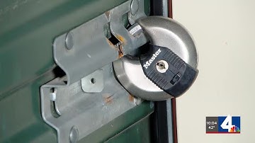 Storage units burglarized without locks being cut