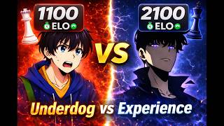 1100 ELO vs 2100 ELO | Two Mindsets, One Game | Chess Leveling x Rexy_gg