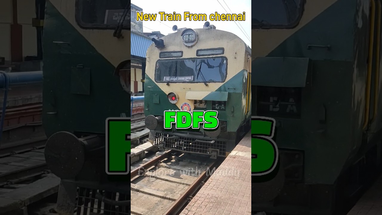 🚂 New Train From Chennai !!! MEMU Express 