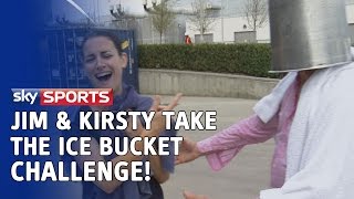 Jim White & Kirsty Gallacher take the ice bucket challenge
