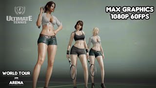 Ultimate Tennis (World Tour & Arena) Gameplay Max Graphics 1080p 60fps Android/iOS screenshot 4