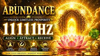 Unlock Infinite Abundance | 1111Hz Miracle Frequency for Wealth, Luck &amp; Manifestation #020