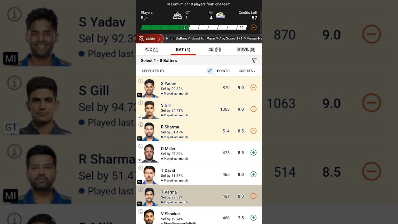 MI VS GT TODAY DREAM 11 TEAM | GRAND LEAGUE TEAM | TEAM PREDICTION | IPL 2023 