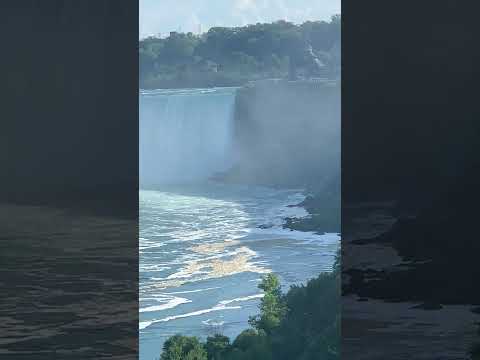 Ziplining at Niagara Falls, Canada size