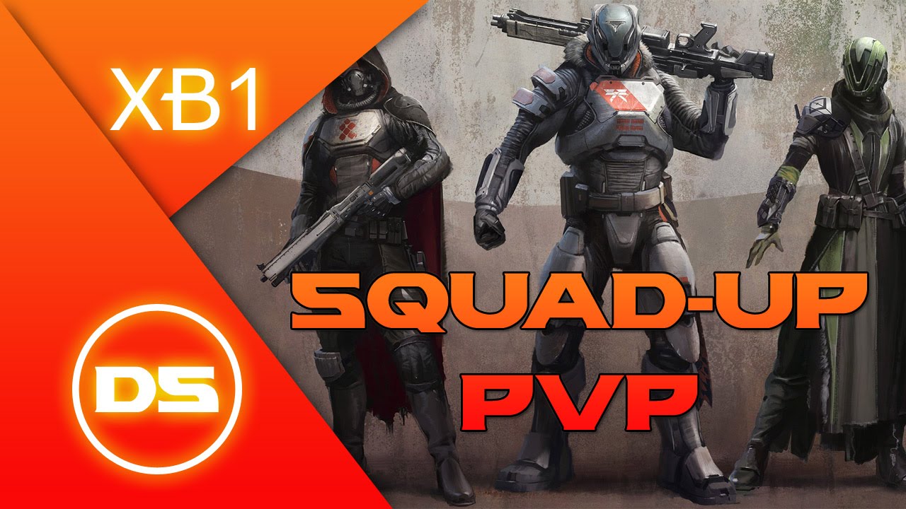 Destiny Multiplayer Gameplay PVP control Full Squad Members