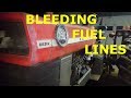 Massey Ferguson 180 Bleeding The Diesel Fuel Lines After Running Out Of Diesel