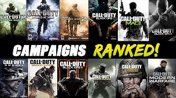 Every Call of Duty Campaign RANKED Worst to Best!!! (2007-2020)