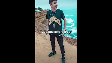Faze Rug before and after drugs 😔