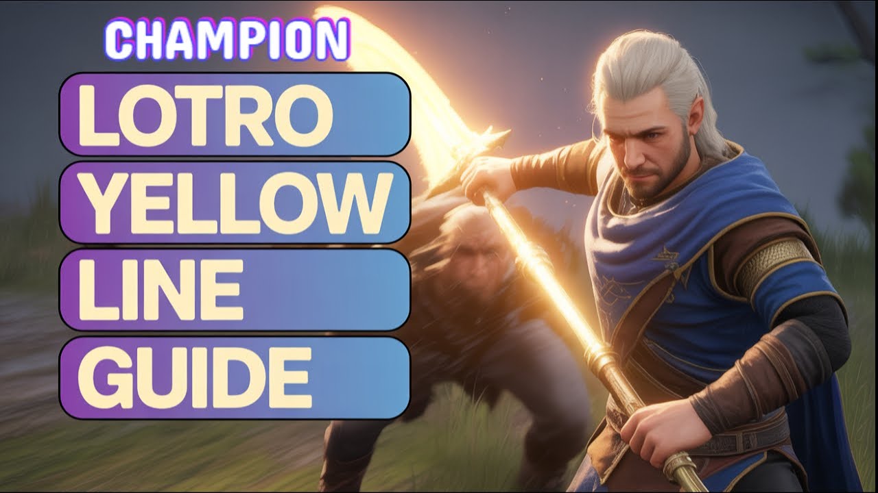 LOTRO: CHAMPION (yellow line) rotation, traits, LI's and Combat *TimeStamped*