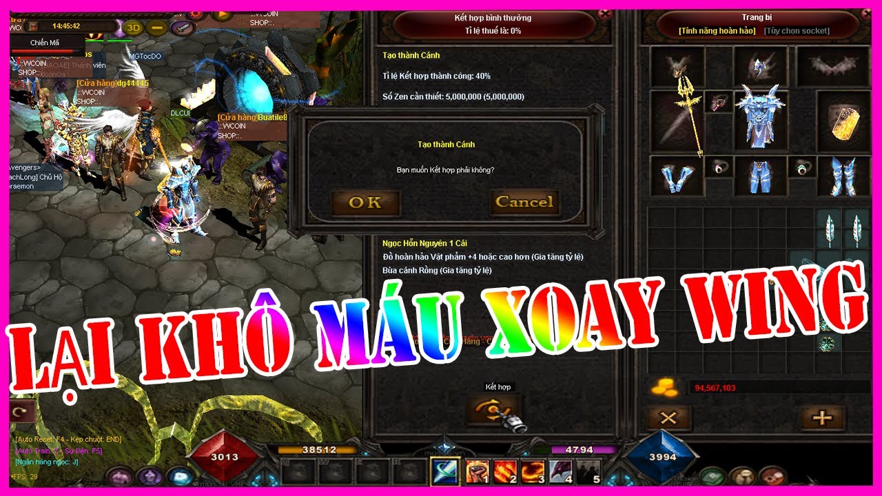 Mu Online Mới Ra 2023 | Lại Tiếp Tục Bộ Film Kinh Dị Chạm Tới 1 Góc Wing 3 Rồi Kaka | GAME TV