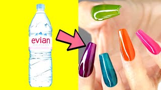 DIY: HOW TO MAKE JELLY NAILS FROM PLASTIC BOTTLE at home   5 minute crafts