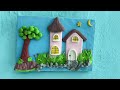 Diy wall decoration ideas with clay | Wall hanging ideas with clay