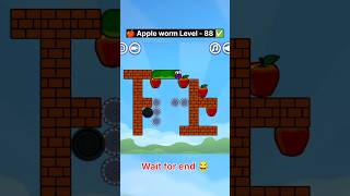 🍎 Apple worm Level - 88 ✅ | how to play game 🎮 #gamingshorts #gaming #game #appleworm #short