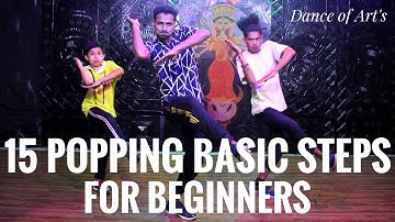 Popping Basic Dance Steps | Beginners Course | Part - 1 | Learn Popping | Dance of Art