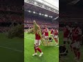 Saka making sure Declan Rice got in on the confetti 🤣🎉🎊