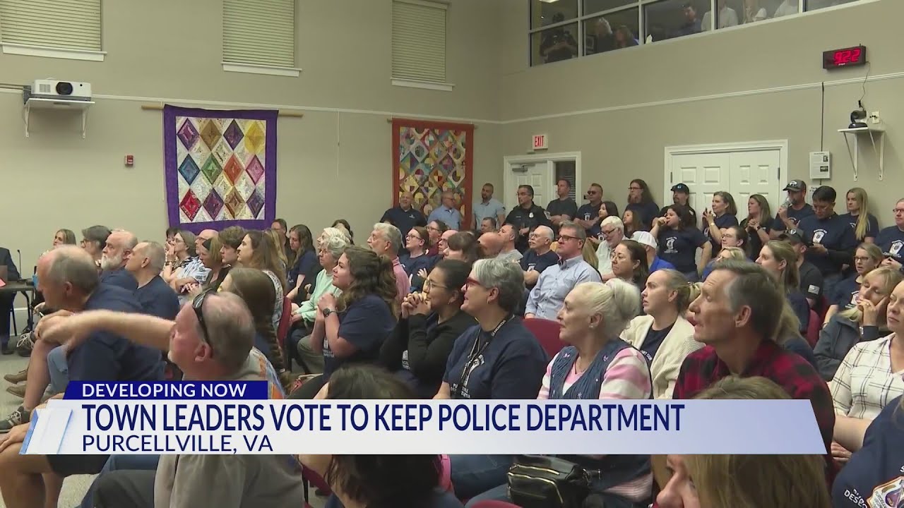 Virginia town leaders vote to keep police department