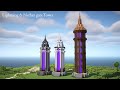 [マイクラ]ネザーゲート装飾＆避雷塔の作り方[Minecraft][tutorial][Tower]