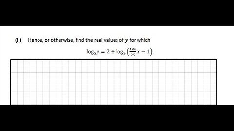 Leaving cert Maths Logs and Indexes - 2020 past exam paper