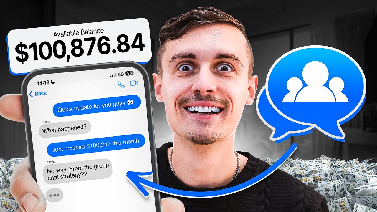 The "Group Chat Strategy: That Makes Me an EXTRA $100k a Month - YouTube