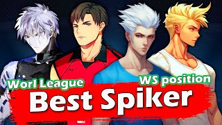 TOP Spikers. Position WS. World League. Vector, Sting, Lee, Leon. The Spike. Volleyball 3x3