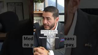 Medicare for All means no premium, no co-pay, no deductible.
