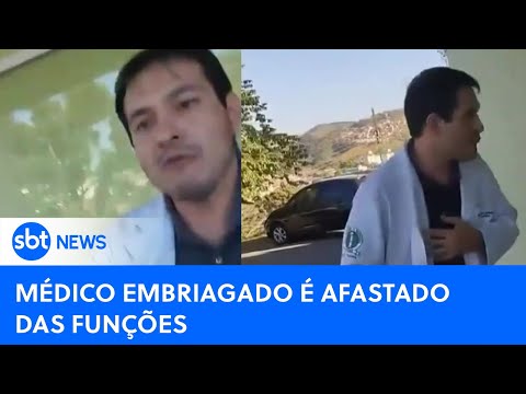 Video medico-embriagado-e-flagrado-atendendo-pacientes-sbt-newsna-tv-08-05-24