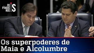 Maia e Alcolumbre usam pandemia para ter mais poder