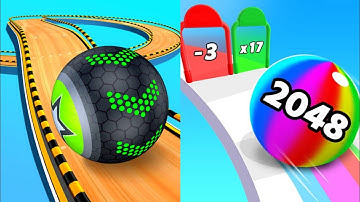 Ball Run 2048 infinity mode VsGoing Balls - All Levels Android, ios Gameplay New Update ep1